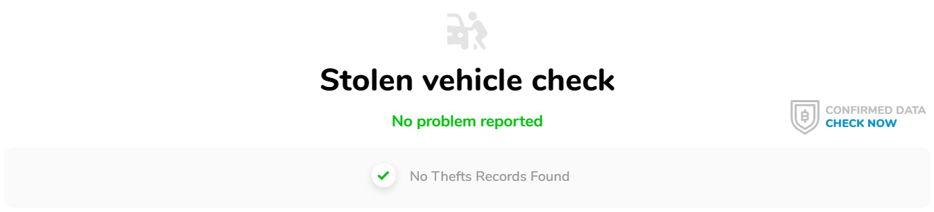 stolen vehicle check