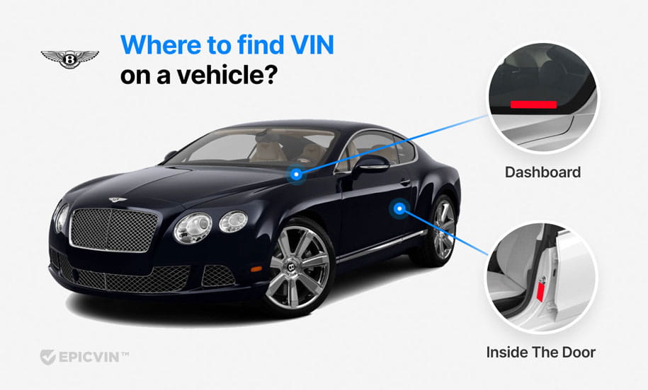 Where to find VIN on a vehicle?