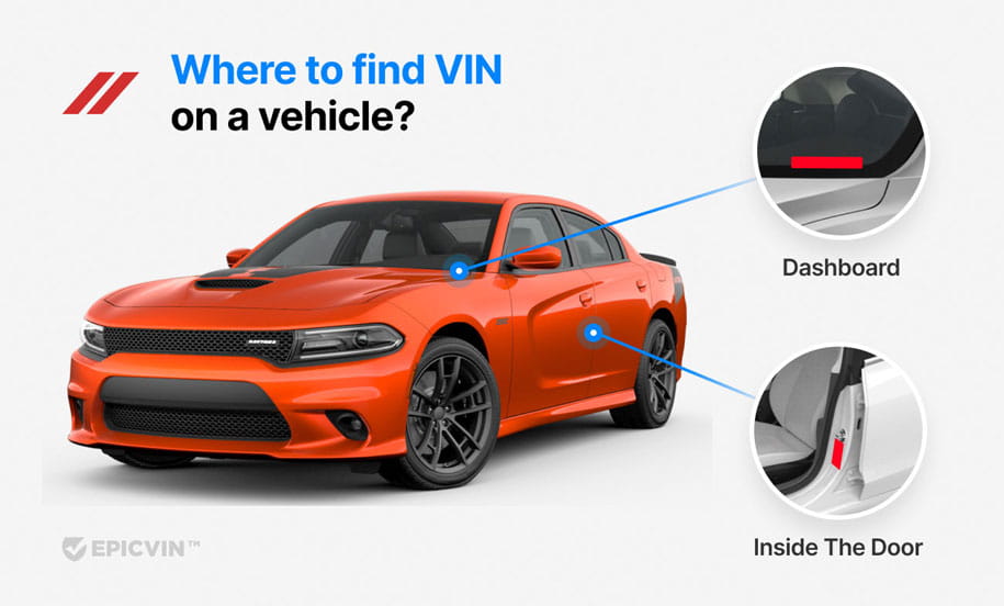 Where to find VIN on a vehicle?