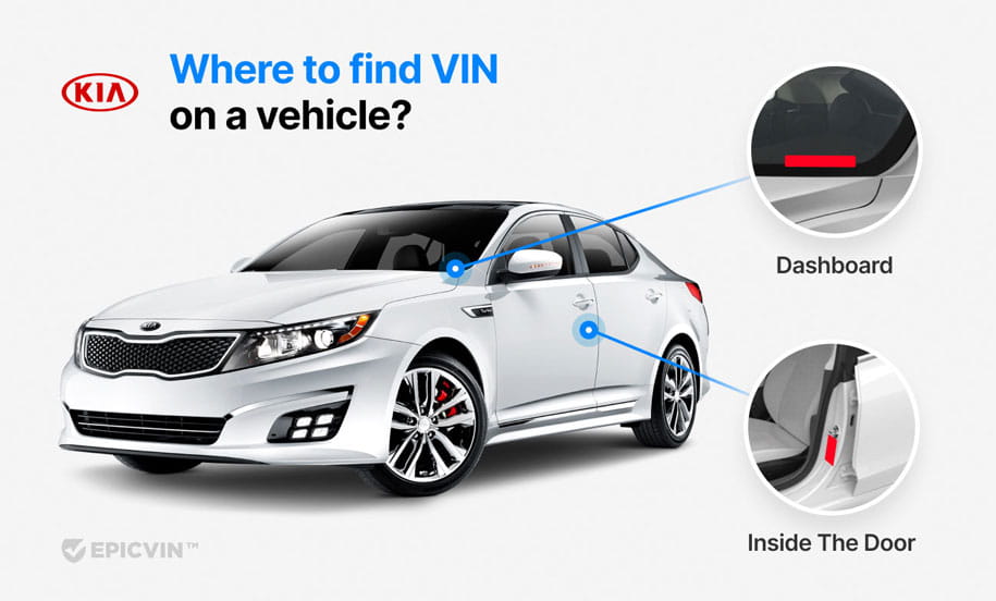 Where to find VIN on a vehicle?