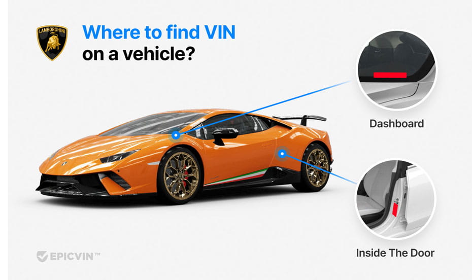 Where to find VIN on a vehicle?