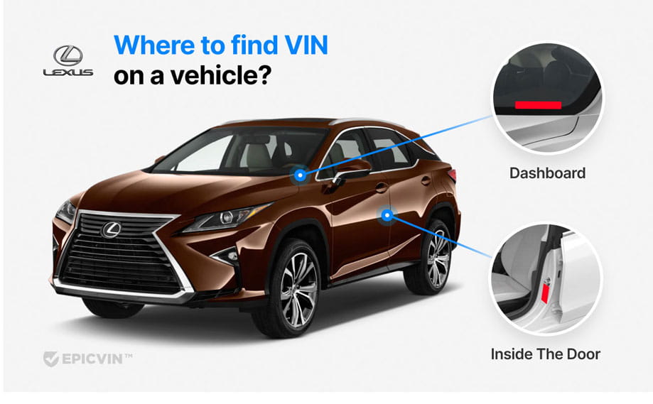 Where to find VIN on a vehicle?