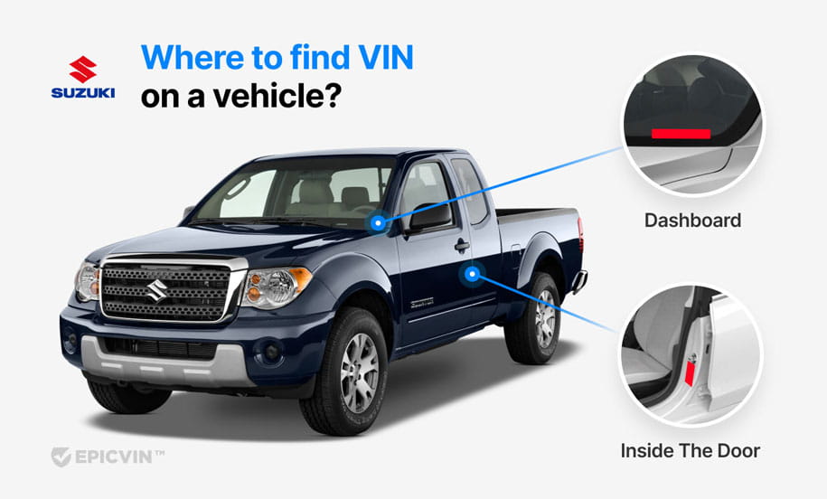 Where to find VIN on a vehicle?