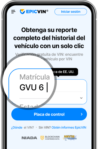 Enter the License Plate Number