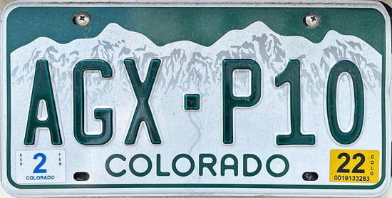 License plate scheme