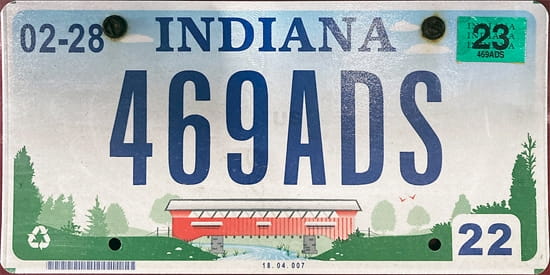 License plate scheme