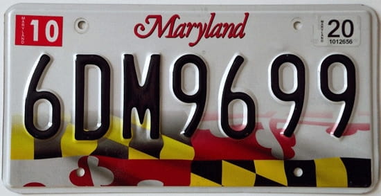 License plate scheme