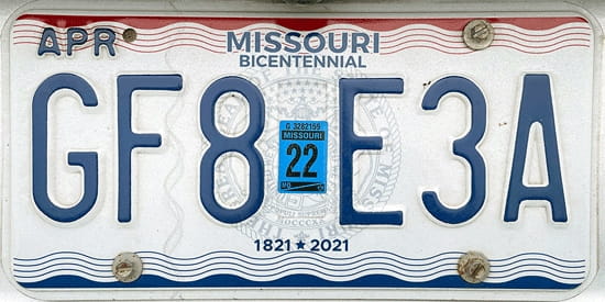 License plate scheme