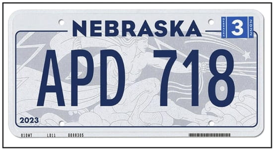 License plate scheme