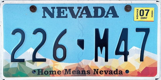 License plate scheme