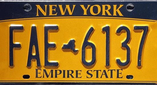 License plate scheme