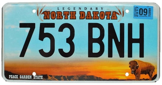 License plate scheme