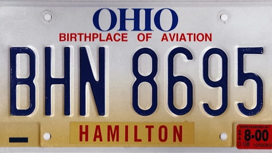 License plate scheme