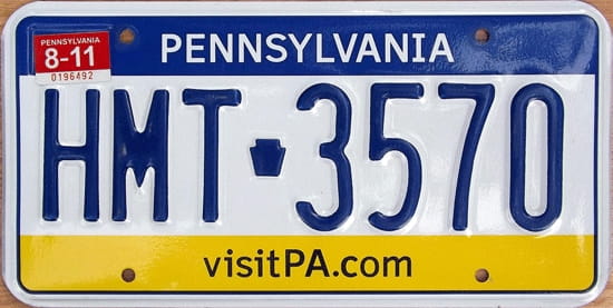 License plate scheme