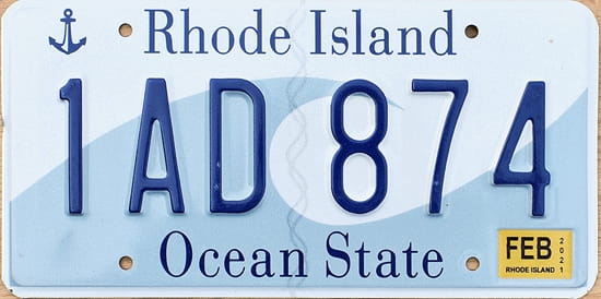 License plate scheme