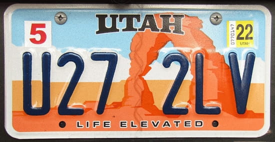 License plate scheme