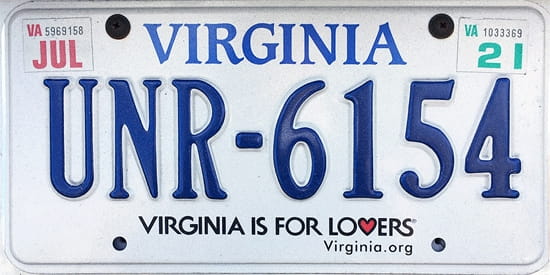 License plate scheme