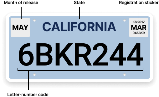 California License Plate Check