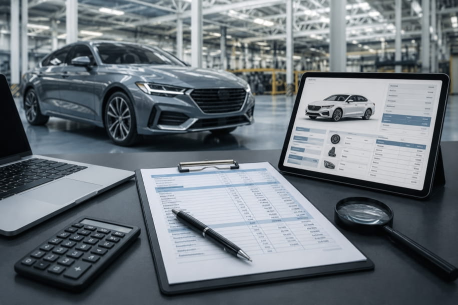 Reviewing original vehicle MSRP and factory pricing by VIN