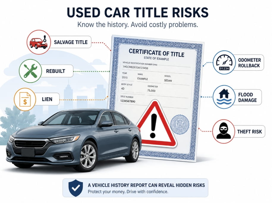 Used car title risks