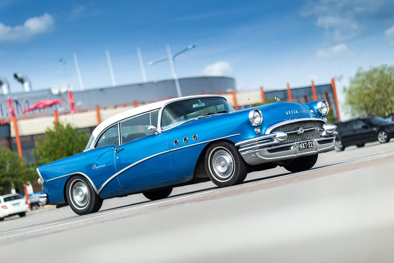 a vintage Buick car