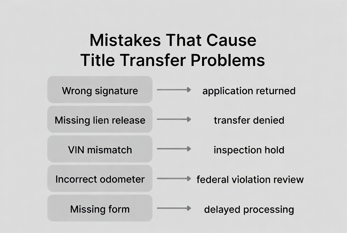 title transfer problems