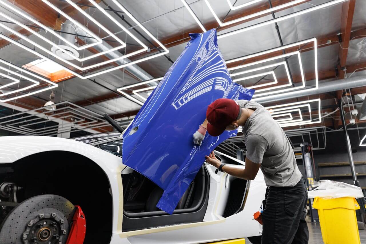 car repainting process