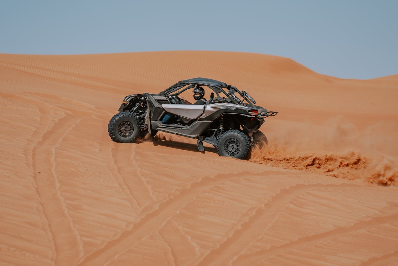 ATV in a desert