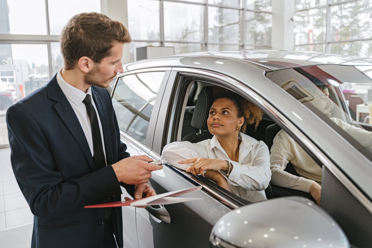 Negotiations in a car dealership