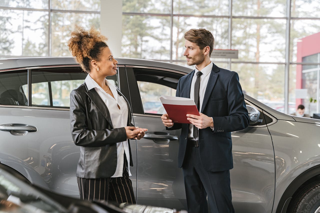 Negotiations in a car dealership