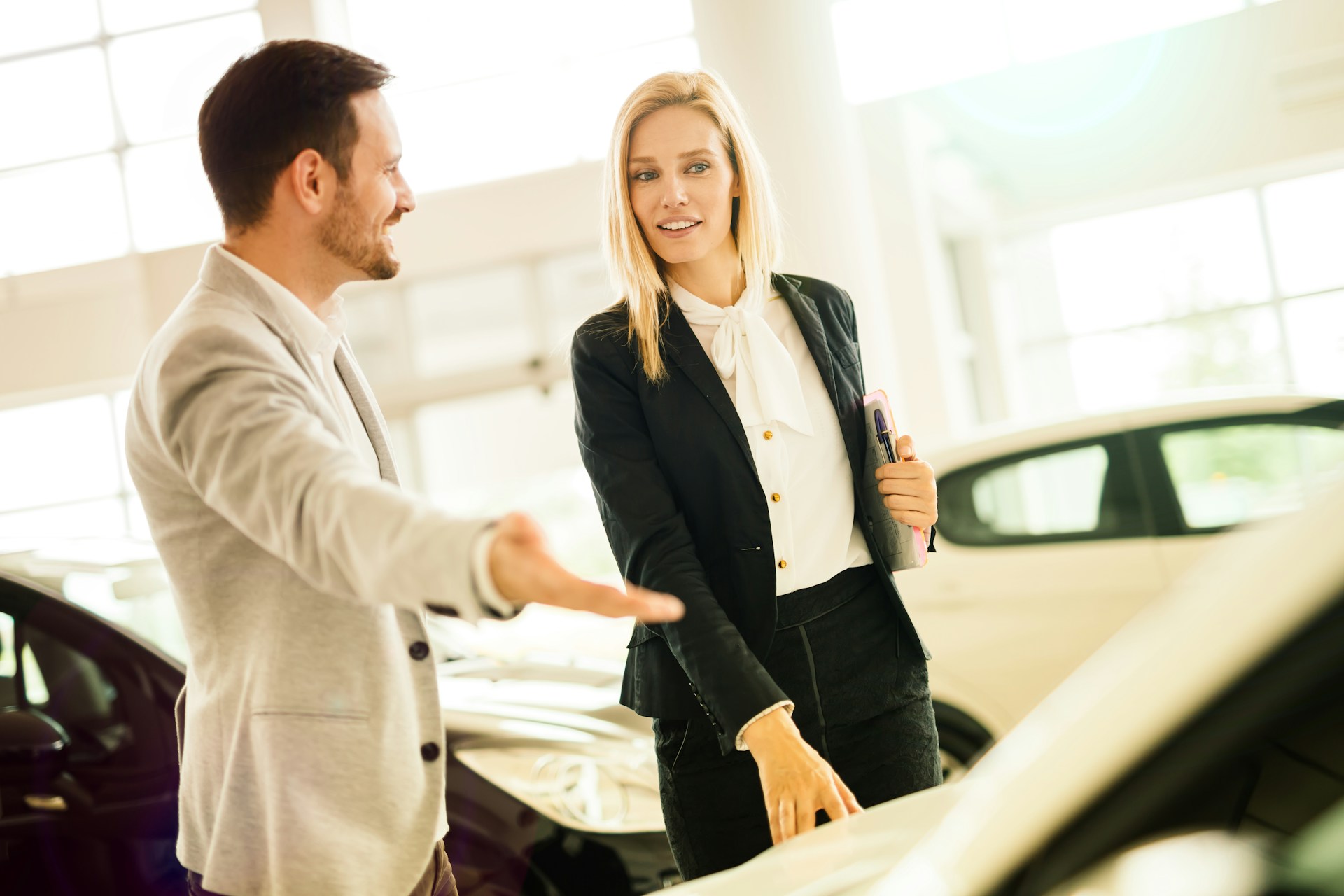 negotiations with a car dealer