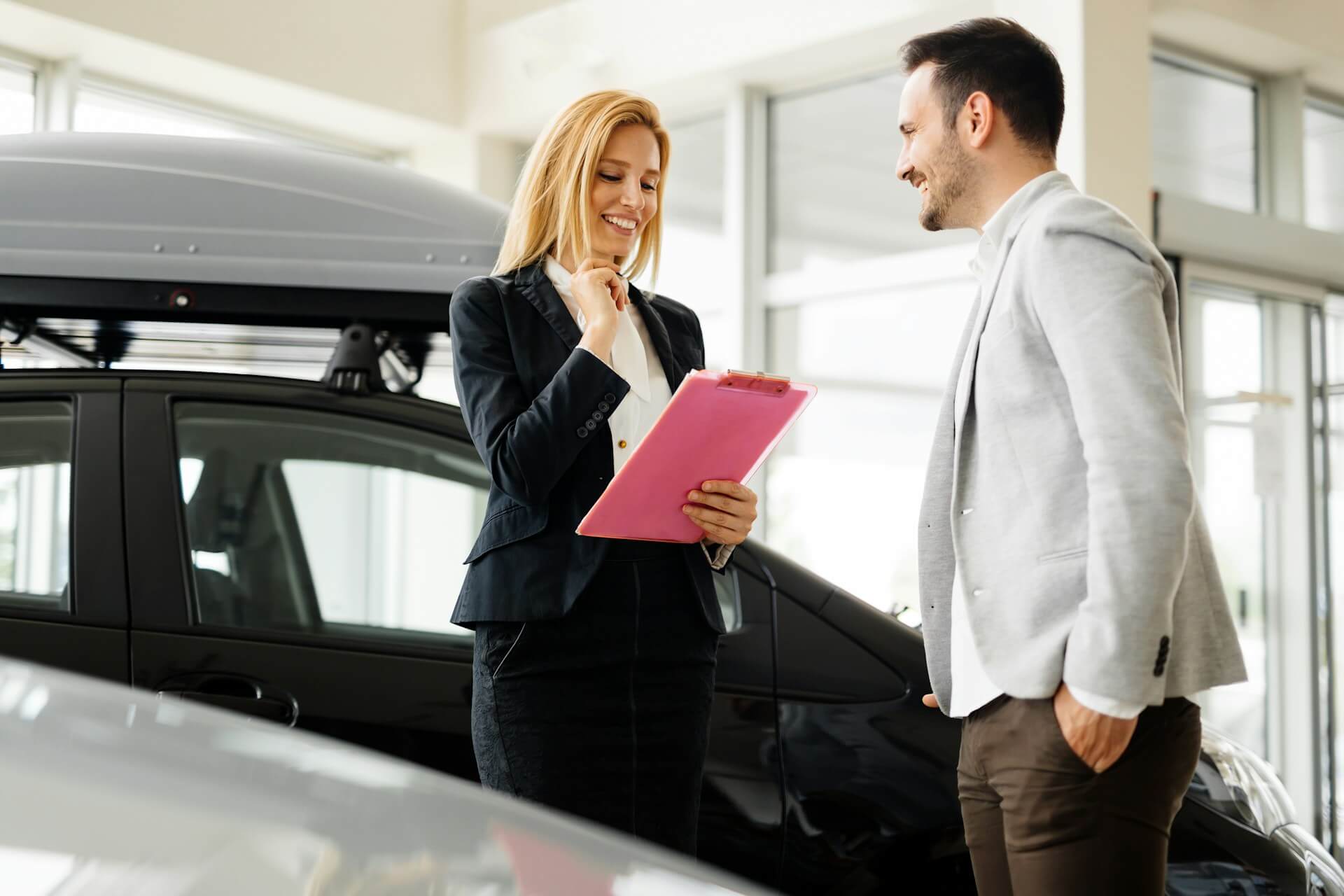 negotiations in a car dealership